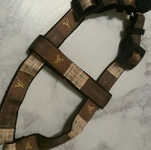 burberry harness small dog